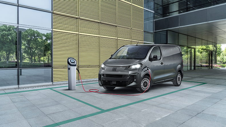 Fiat Professional utility vehicle parked on street